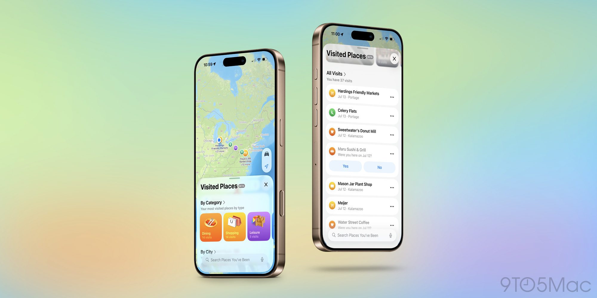 Apple Maps iOS 26 にアクセスしました