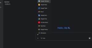 Gemini が @Google マップと @YouTube アプリを削除